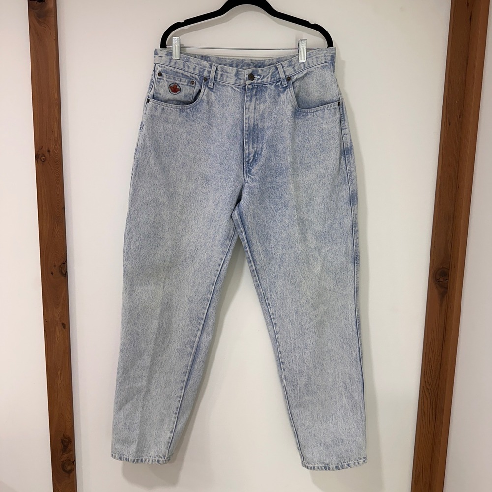 Bugle Boy Relaxed Fit Jeans Mens 38x32 Light Acid Wash Vintage‎ | 90s Retro